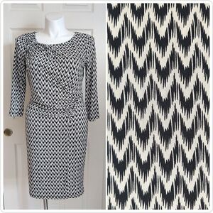 Calvin Klein cinch stretch 3/4 sleeve dress sz 12